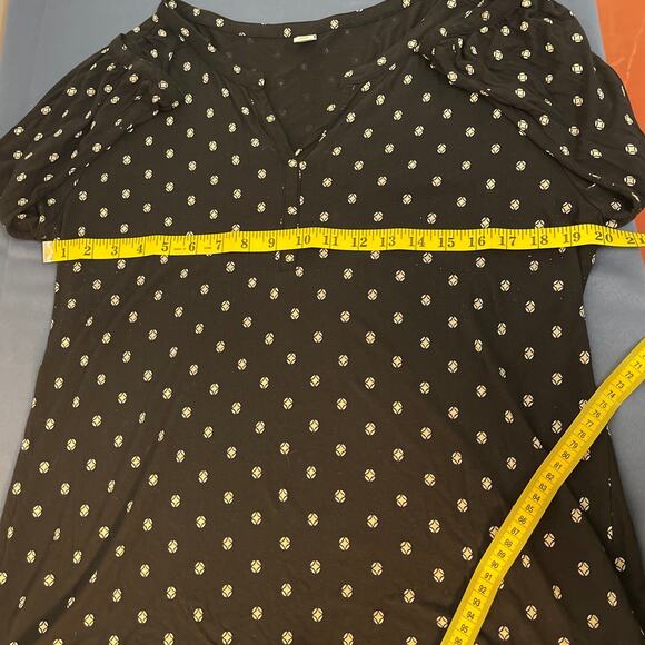 Old Navy Women’s Long Sleeve Crewneck/V-Neck Casual Top Color Black/White Size L - Picture 7 of 10
